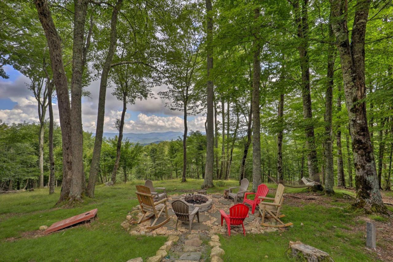 Beech Mountain Cabin Retreat With Hot Tub And Views! 外观 照片