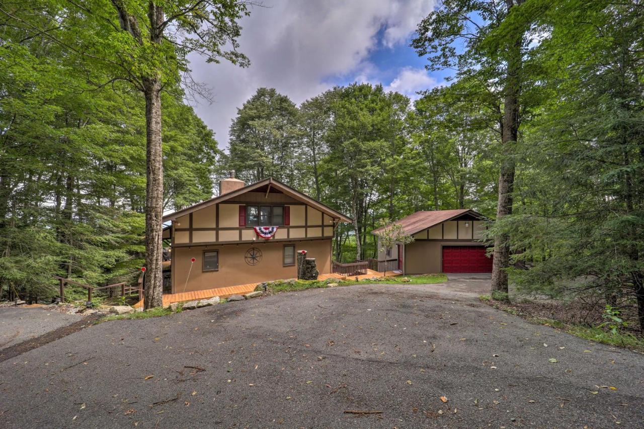 Beech Mountain Cabin Retreat With Hot Tub And Views! 外观 照片