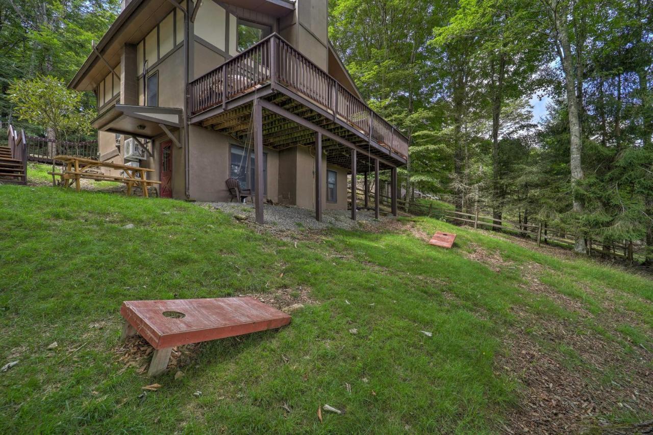 Beech Mountain Cabin Retreat With Hot Tub And Views! 外观 照片