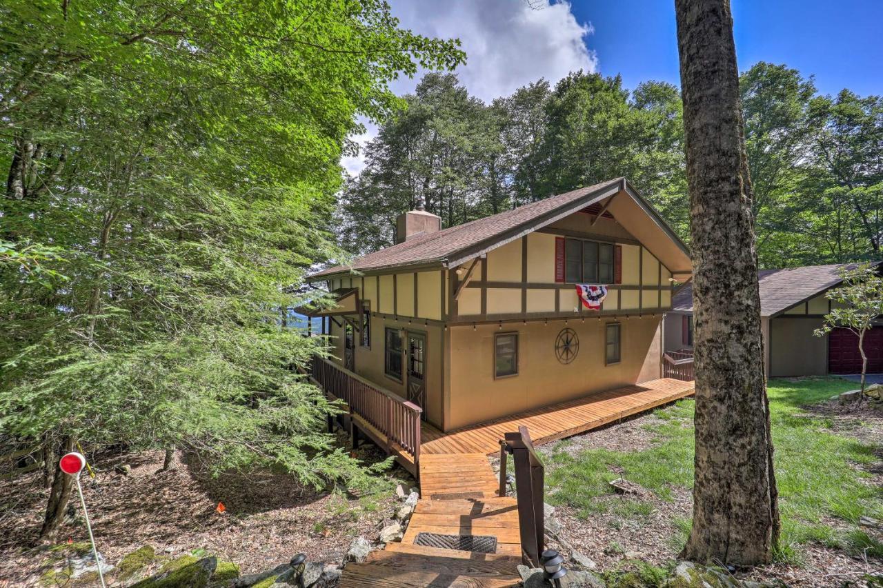 Beech Mountain Cabin Retreat With Hot Tub And Views! 外观 照片